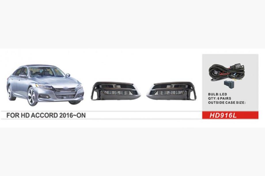 Honda Accord X 2017-2022 Fog Lights EU-Type (2017-2020, LED) Image