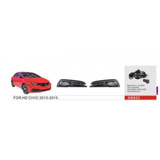 Fog Lights 2013-2015 (Halogen) Honda Civic Sedan IX 2011-2016