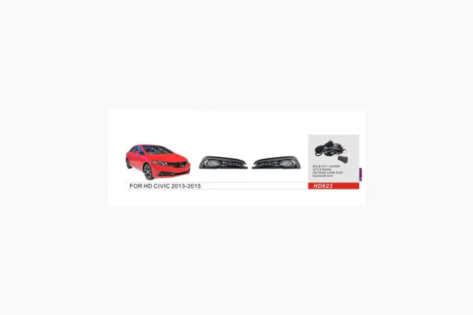 Honda Civic Sedan IX 2011-2016 Fog Lights 2013-2015 (Halogen) Image
