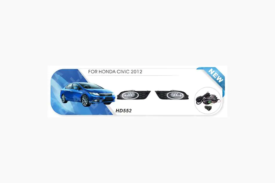 Honda Civic Sedan IX 2011-2016 Fog Lights 2011-2013 (Halogen) Image