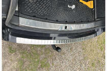 Skoda Octavia II A5 2006-2010 Rear bumper protector Carmos (SD/SW, stainless steel) photo 2