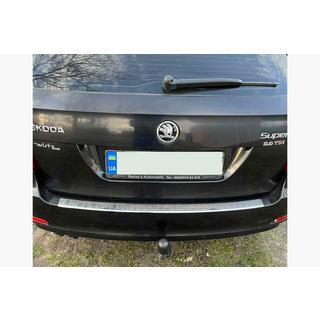 Rear bumper protector Carmos (SD/SW, stainless steel) Skoda Octavia II A5 2010-2013 photo 1