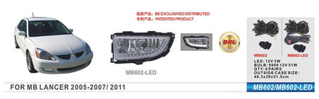 Mitsubishi Lancer 9 2004-2008 LED Fog Lights (2 pcs) photo 1
