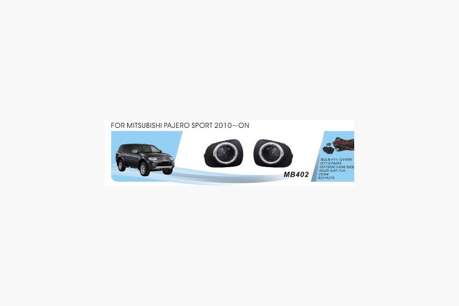 Mitsubishi Pajero Sport 2008-2015 Fog Lights (2 pcs, Halogen) Image