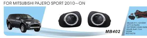 Mitsubishi L200 2006-2015 Fog Lights 2011-2015 (2 pcs, Halogen) photo 1