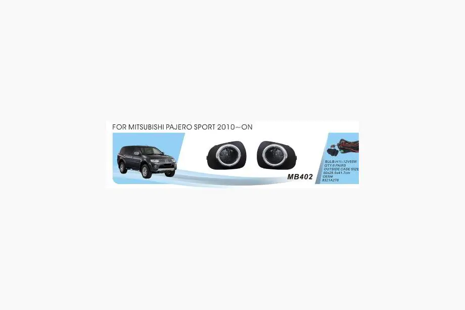 Mitsubishi L200 2006-2015 Fog Lights 2011-2015 (2 pcs, Halogen) Image
