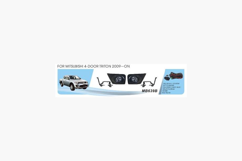 Mitsubishi L200 2006-2015 Fog Lights 2006-2011 (2 pcs, Halogen) Image