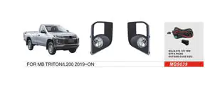 Mitsubishi Pajero Sport 2015- Fog Lights 2019+ (2 pcs, Halogen) photo 1