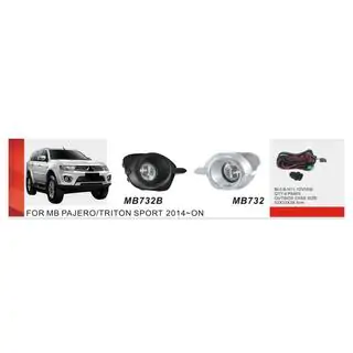Fog Lights 2015-2019 (2 pcs, Halogen) Mitsubishi Pajero Sport 2015-