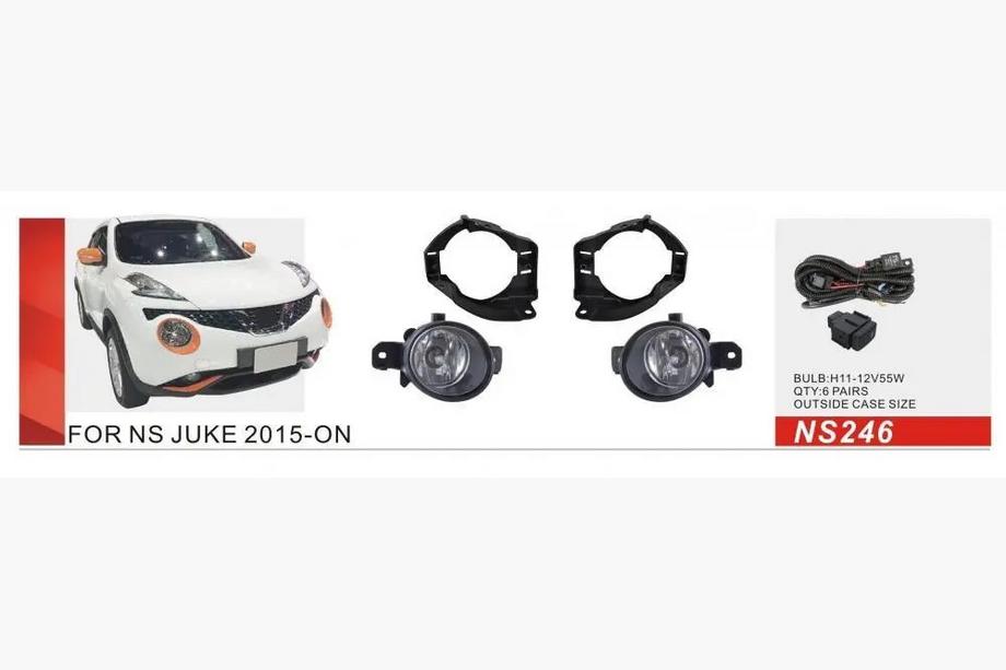 Nissan Juke 2010-2019 Fog Lights 2015-2019 (2 pcs, Halogen) Image