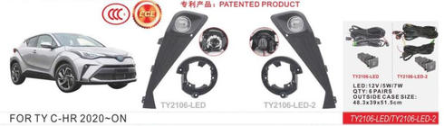 Toyota C-HR 2016-2023 LED Fog Lights 2020+ (2 pcs) photo 1