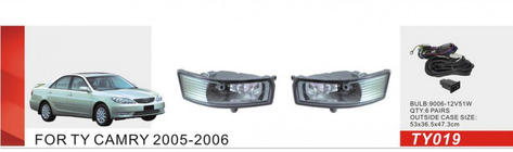Toyota Camry 2001-2006 Fog Lights (2 pcs, Halogen) photo 1