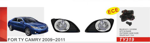 Toyota Camry 2006-2011 Fog Lights 2009-2011 (2 pcs, Halogen) photo 1