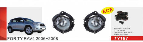 Toyota Rav 4 2006-2013 Fog Lights 2006-2008 (2 pcs, Halogen) photo 1