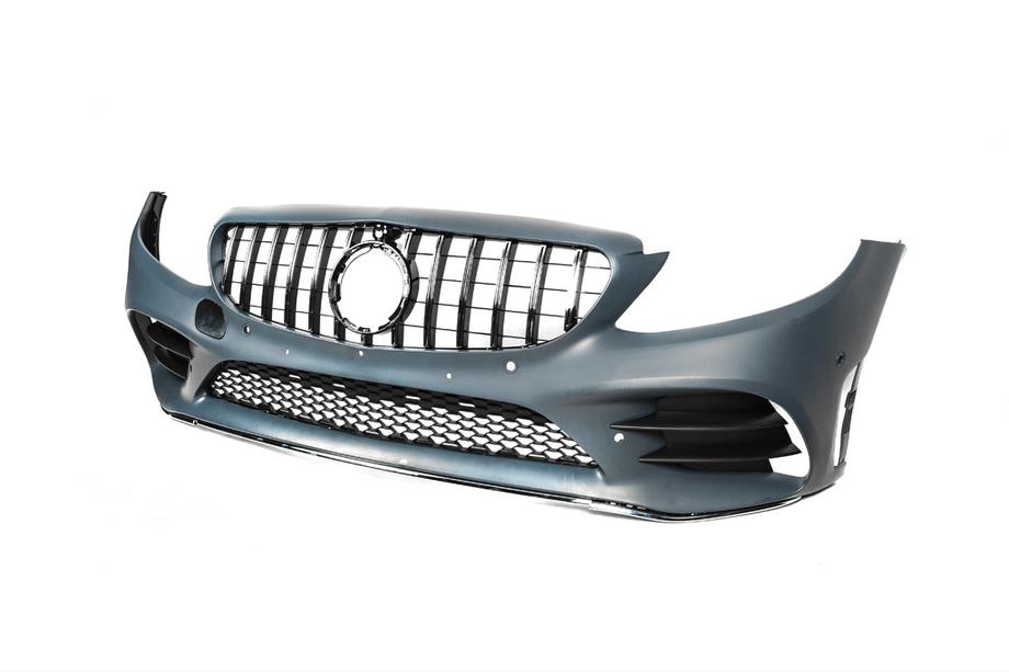 Mercedes C-class W205 2014-2021 Front bumper assembly (AMG Line 2018-2021) Photo 8