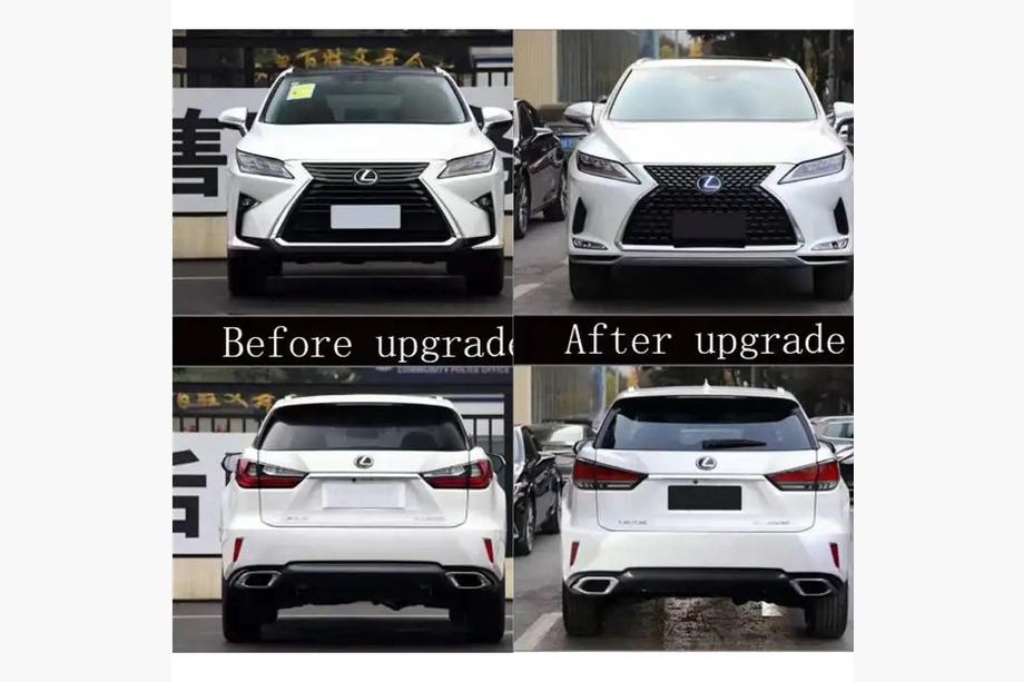 Lexus RX 2016-2022 Facelift Kit to 2021 (bumper, headlights, taillights) Photo 8