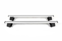 Nissan Leaf 2017- Roof rack for smooth roof (chrome, pair) photo 19