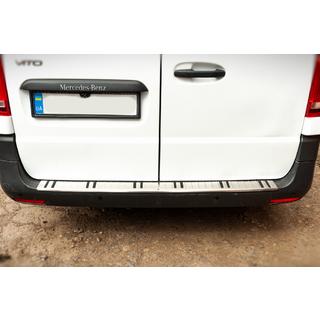 Rear Bumper Protector OmsaLine Chrome+ABS (Stainless Steel) photo 2