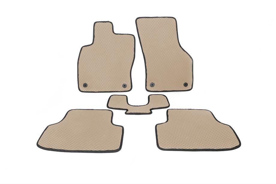 Audi A3 2012-2020 EVA Floor Mats (Beige) Image