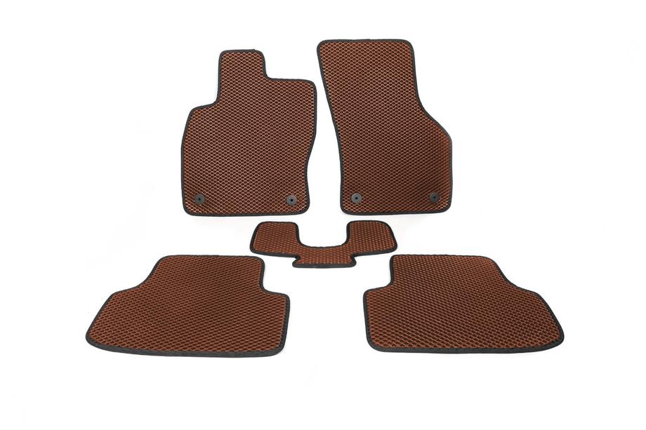 Audi A3 2012-2020 EVA Floor Mats (Brown) Image