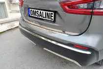 Nissan Qashqai 2014-2021 Rear bumper trim stainless steel photo 4