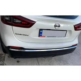 Rear bumper trim stainless steel photo 2