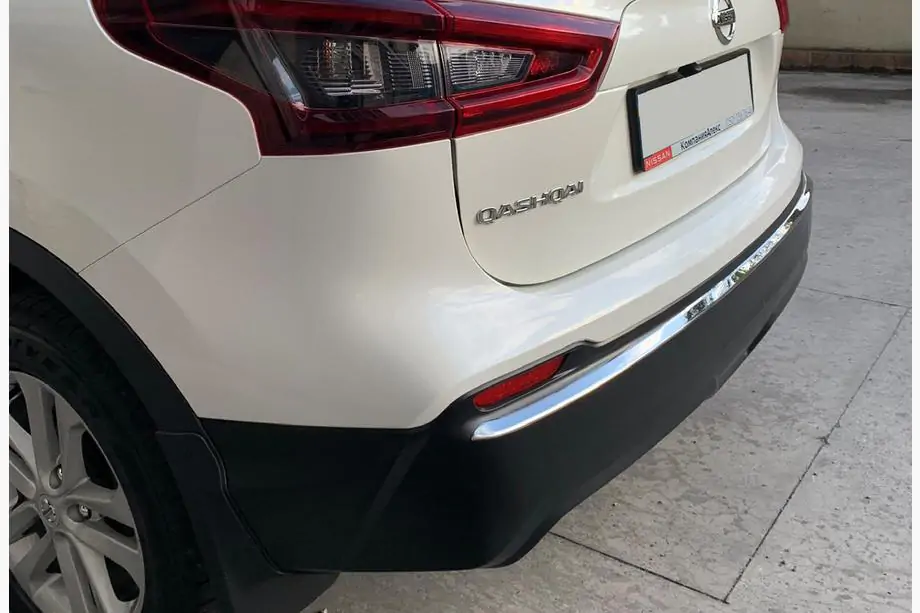 Nissan Qashqai 2014-2021 Rear bumper trim stainless steel Image