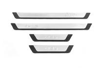 Hyundai IX-35 2010-2015 Door Sill Protectors Omsa Flexill (4 pcs, Stainless Steel) photo 1