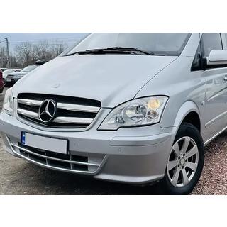 Grille Trim Covers 2010-2015 (Stainless Steel) Mercedes Vito W639 2004-2014 photo 3