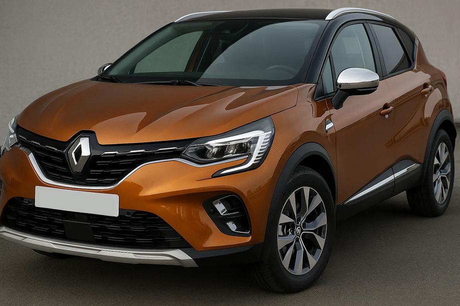 Renault Captur 2019- Mirror Covers (2 pcs, Stainless Steel) Image