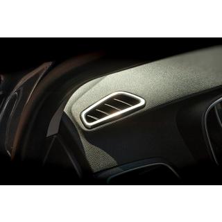 Interior Air Vent Cover (2 pcs, Stainless Steel) Renault Megane IV 2016-2025 photo 2