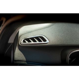 Interior Air Vent Cover (2 pcs, Stainless Steel) Renault Megane IV 2016-2025 photo 1