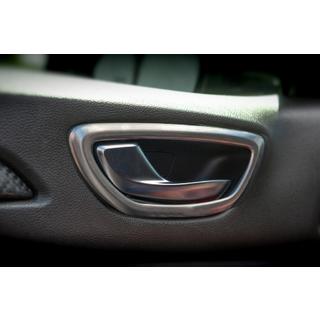 Interior door handle trim covers (4 pcs, stainless steel) photo 1