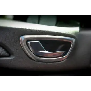 Interior door handle trim covers (4 pcs, stainless steel)