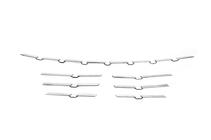 Renault Megane IV 2016-2025 Rear bumper protector trims 2021+ (7 pcs, stainless steel) photo 2