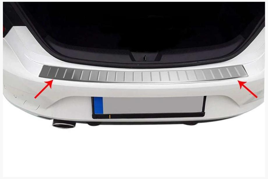 Renault Megane IV 2016-2025 Rear Bumper Protector OmsaLine (SD, Stainless Steel) Image