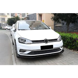 Front Bumper Lip Spoiler (for OEM bumper, 2017-2020, ABS plastic) photo 2