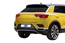 Volkswagen T-Roc 2017-2025 Chrome trim above license plate (OmsaLine, stainless steel) photo 1
