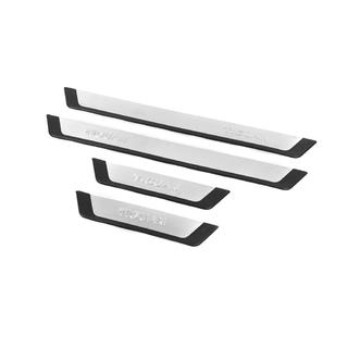 Door Sill Protectors Omsa Flexill (4 pcs, Stainless Steel) Volkswagen Tiguan 2007-2016 photo 2