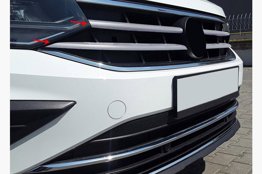 Volkswagen Tiguan 2016-2023 Grille Covers 2020+ (4 pcs, stainless steel) Image