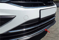 Volkswagen Tiguan 2016-2023 Stainless Steel Front Bumper Protector 2020+ photo 1