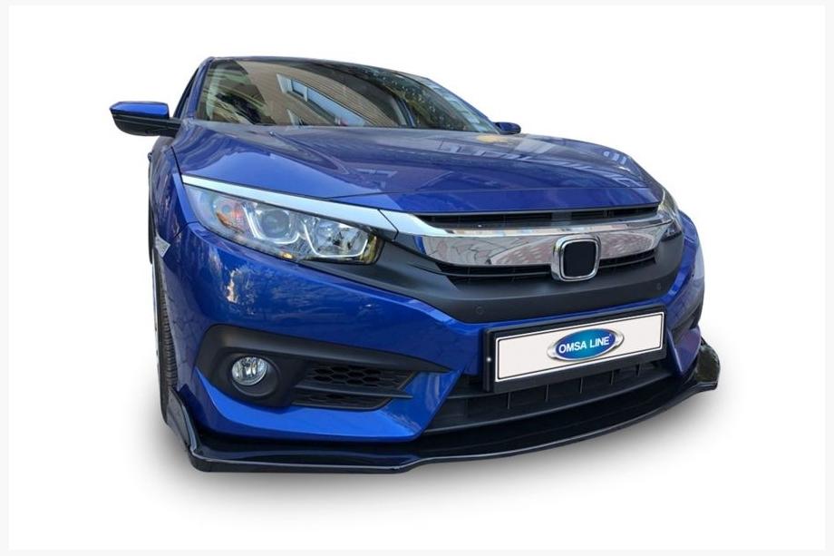 Honda Civic Sedan X 2016-2021 Front Lip V3 (black) Image