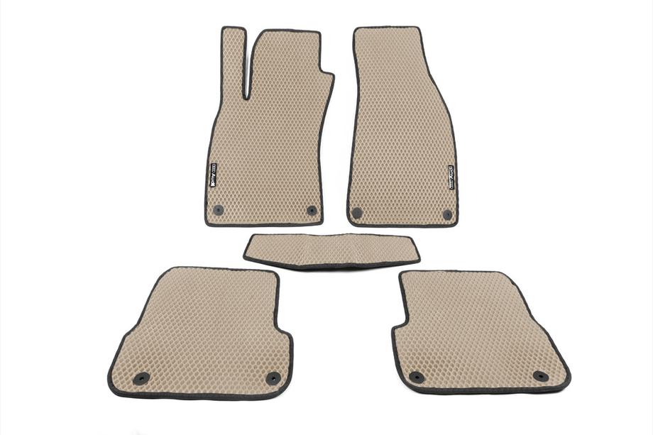 Audi A6 C6 2004-2011 EVA floor mats (beige, Avant) Image