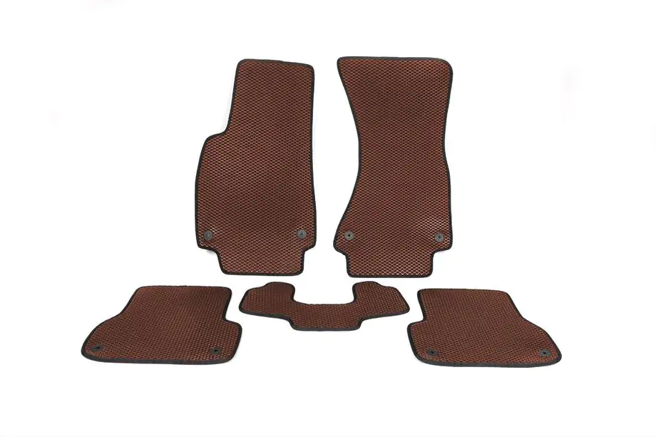 Audi A7 2010-2018 EVA Floor Mats (Brown) Image