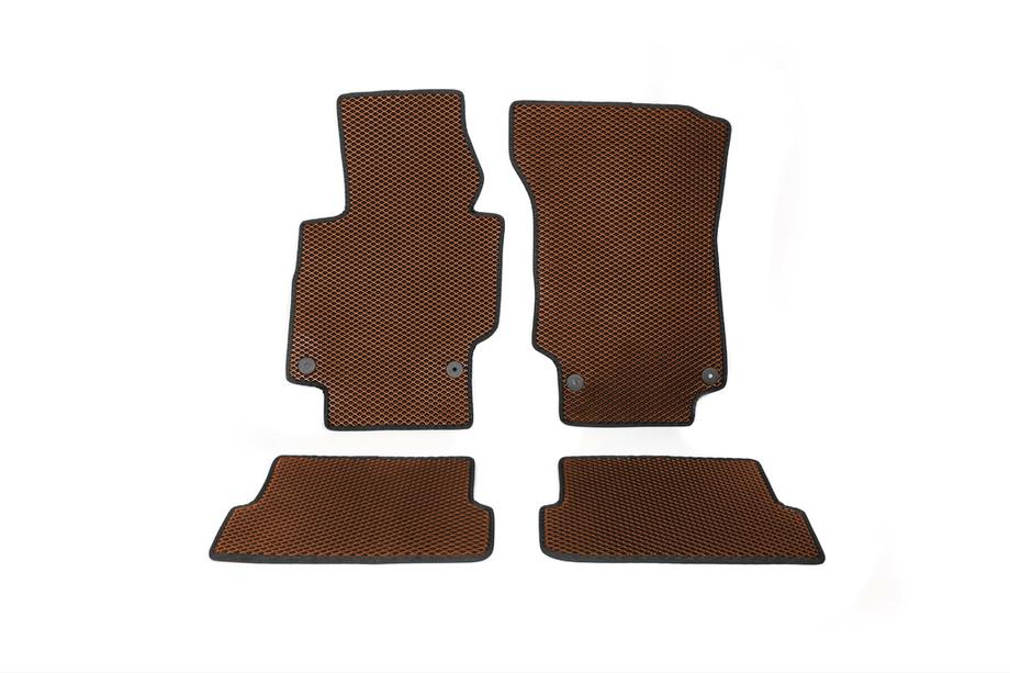 Audi TT 2006-2014 EVA Floor Mats (2006-2014, Brown) Image