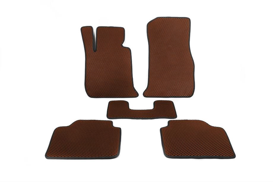 BMW 3 Series F30/F31 2012-2019 EVA Floor Mats (For F10/31, Brown) Image