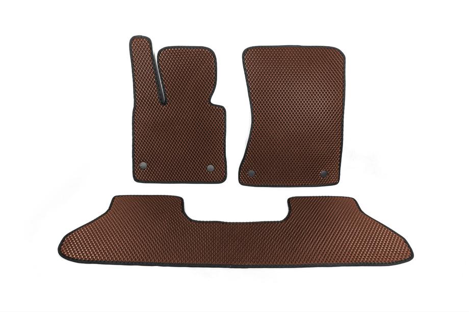 BMW X6 E71 2008–2014 EVA Floor Mats V1 (Brown) Image
