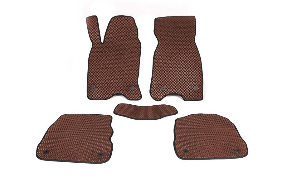 Audi A6 C5 2001-2004 EVA Floor Mats (Brown) Image