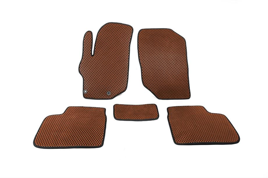 Citroen C-Elysee 2013-2022 EVA Floor Mats (Brown) Image