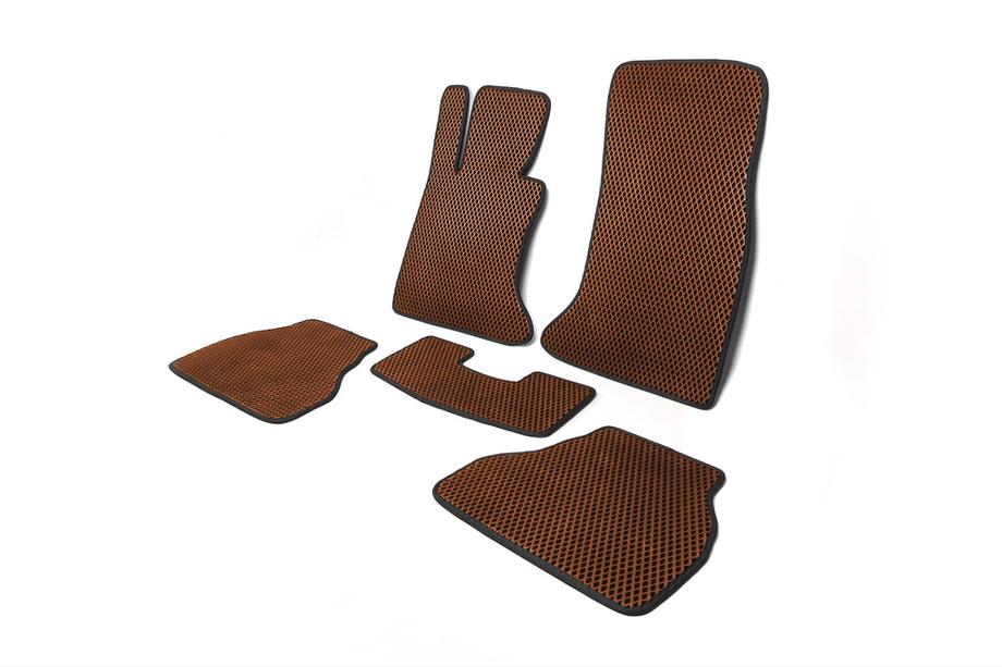 BMW 5 Series E60/E61 2003-2010 EVA Floor Mats (Brown) Photo 2